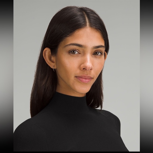 Lululemon Ribbed-Knit Twist-Back Mockneck Sweater - Picture 5 of 6